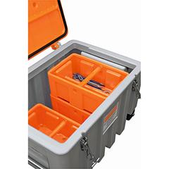 Vorschau: PE-Einlegeschale stapelbar, BxTxH 430x280x190mm, für Materialbox Volumen 150 l+250 l online kaufen - Verwendung 1