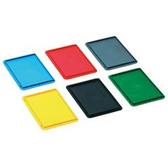 Vorschau: Auflagedeckel, für Schwerlast-Euronormbehälter, PP, LxB 300x200 mm, Farbe gelb, VE 4 Stück online kaufen - Verwendung 2