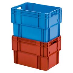 Vorschau: Drehstapelbehälter, PP, LxBxH 600x400x320 mm, Volumen 60 l, Farbe grün, VE 2 Stück online kaufen - Verwendung 1