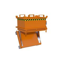 Mini-Klappbodenbehälter, Vol. 0,24 cbm,
LxBxH 800x1000x625 mm, orange