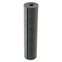 Anti-Rutsch-Matte aus Gummi, schwarz, Gleitreibbeiwert 0,6, Stärke 8 mm, Rollenware, Rollenlänge 8000 mm, Rollenbreite 1250 mm