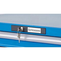 Schubladenschrank-Gehäuse mit Zylinderschloss, BxTxH 1023x725x1450 mm, RAL 7035 online kaufen - Verwendung 2