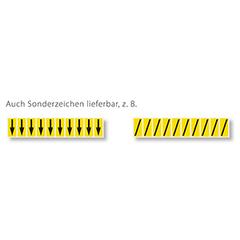 Buchstaben A-Z, selbstklebend, Schrifthöhe 15 mm, VE 572 Etiketten mit 22xA-Z, Schrift schwarz, Eikett gelb online kaufen - Verwendung 2